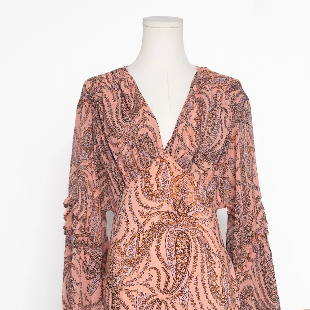 Free People‎  - Mirage Long Sleeve Maxi Dress